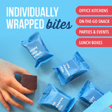 For Noshers Only - Peanut Butter Bites - Kosher Dairy Free Vegan Gluten Free Chocolate Peanut Butter Crispy Rice Treats - Vegan Dessert, Sweet Snack
