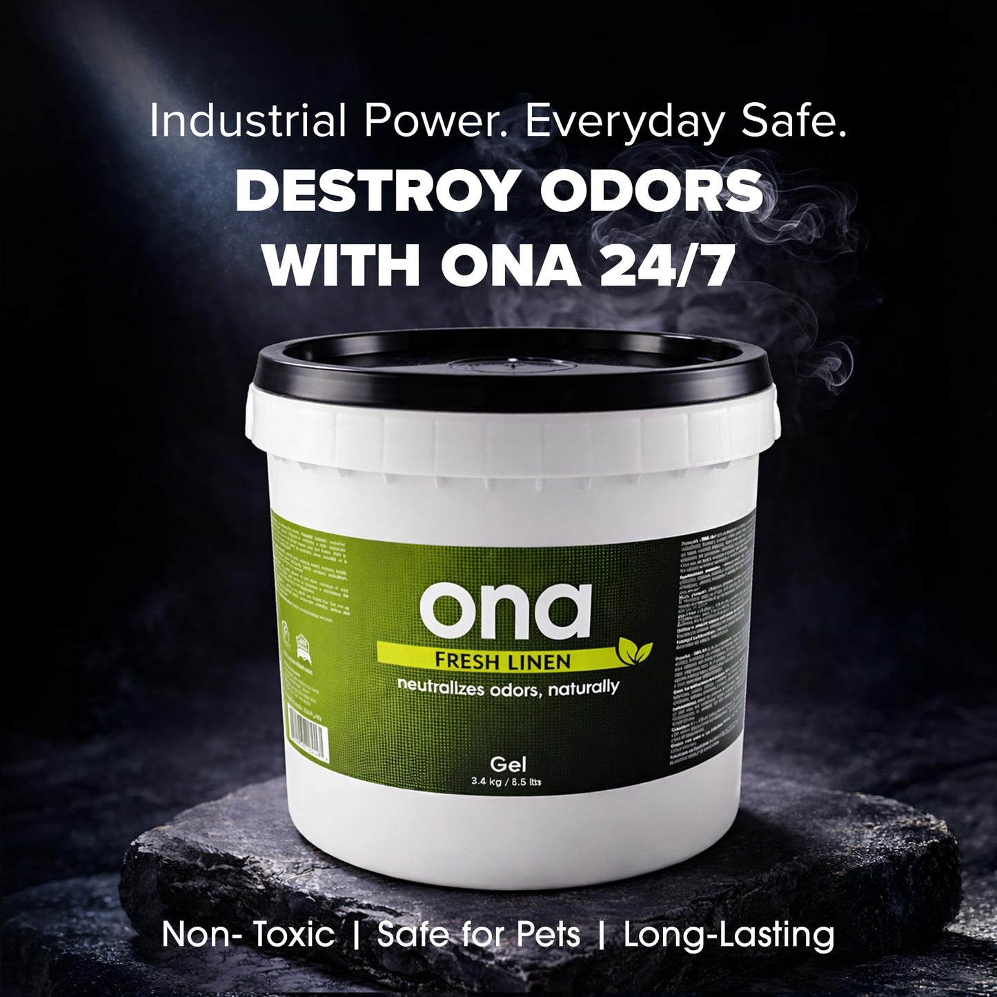 Ona Gel Fresh Linen Pail, 3.8kg - 8.5lb