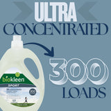 Biokleen Natural Sport 3X Concentrated Laundry Detergent, 300 Loads, Bio Active Formula, Fight Odors, Sweat & Stain Remover, Lavender Eucalyptus Scent