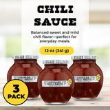 Homade Chili Sauce - 3 Pack (3 × 12 oz Bottles) - Sweet & Tangy Tomato-Based Condiment for Meatballs, Meatloaf Glaze, Cocktail Sauce, Burgers