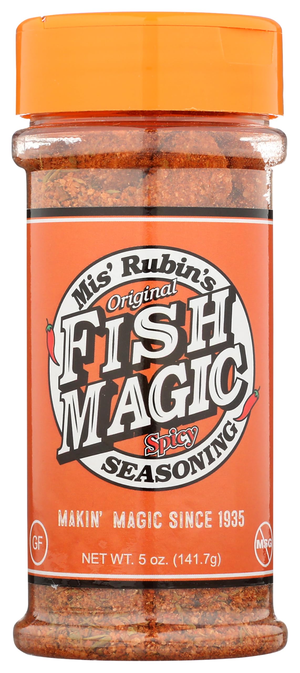 Magic Fish Seasoning, Cajun Seasoning, Savory, Spicy & Finger Licking Good - Catfish, Bass, Salmon, Shrimp Seasoning - Dry Rub For Fish & Seafood