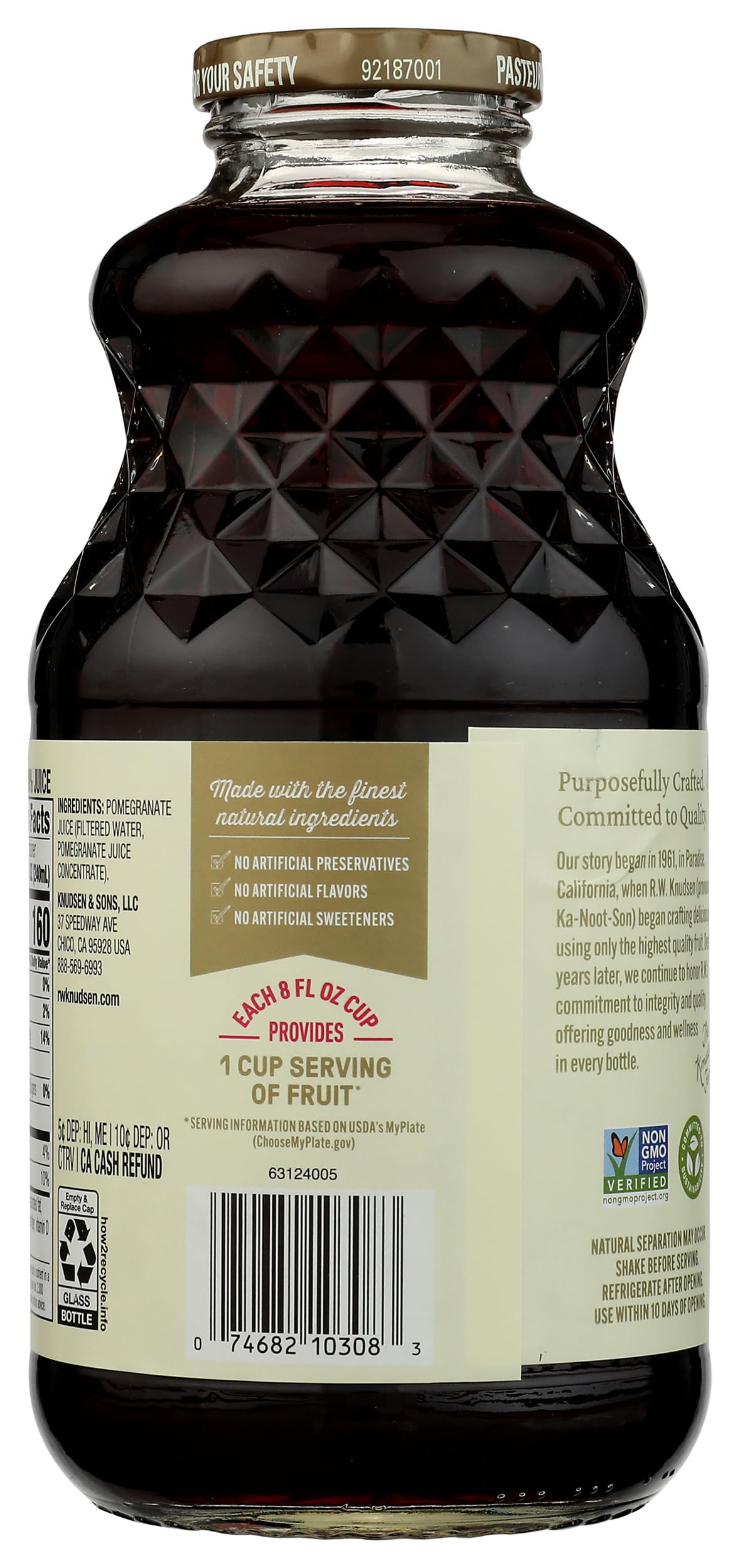 RW Knudsen Pomegranate Juice, 32 FZ