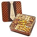 Fathers Day Snack Assortment Gift Basket- Candy and Nuts Gift Tin- Gourmet Treat Variety Present in Keepsake Tray- Best Gift Idea for Men, Dad