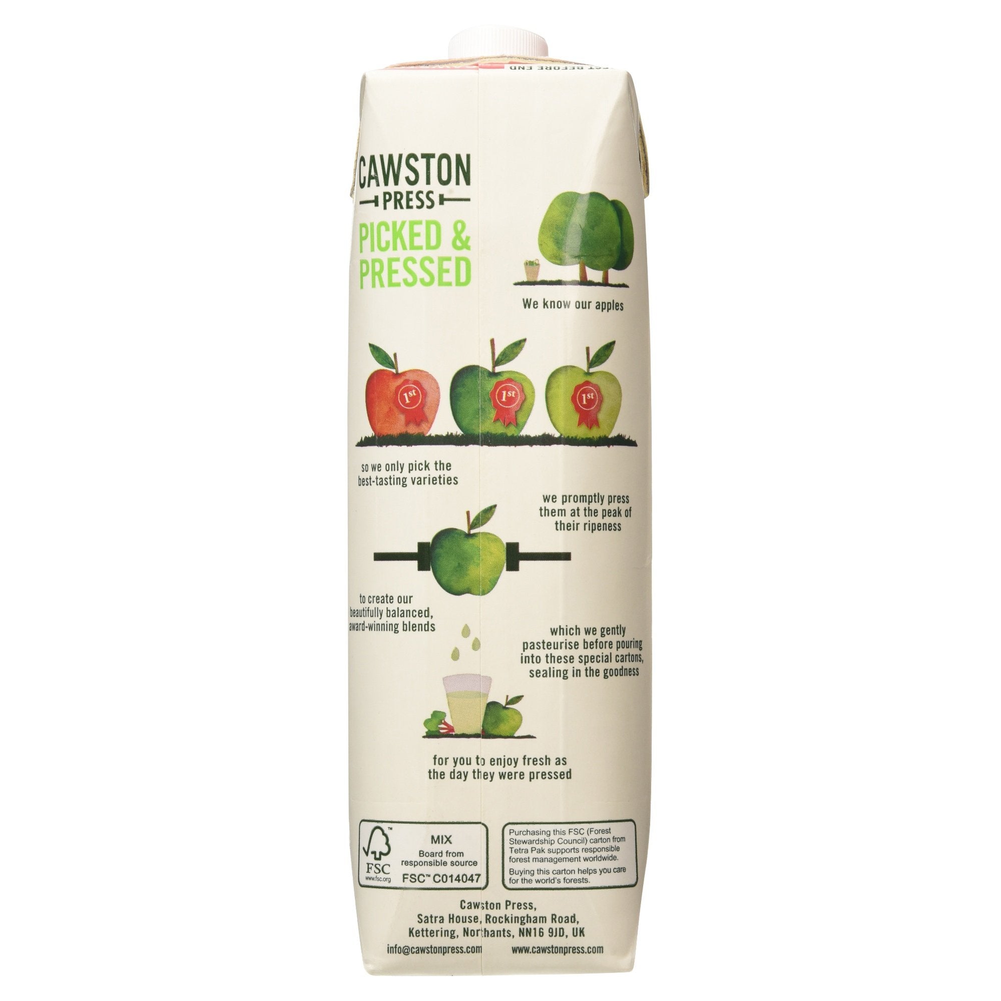 Cawston Press Apple and Rhubarb Juice, 1L