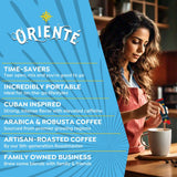 Oriente Cuban Coffee Roasters Variety Pack - 20 ct Instant Coffee (Cafe Oriente, Cafe Cubano, Cafe De Olla) - 100% Arabica Coffee for Hot or Iced