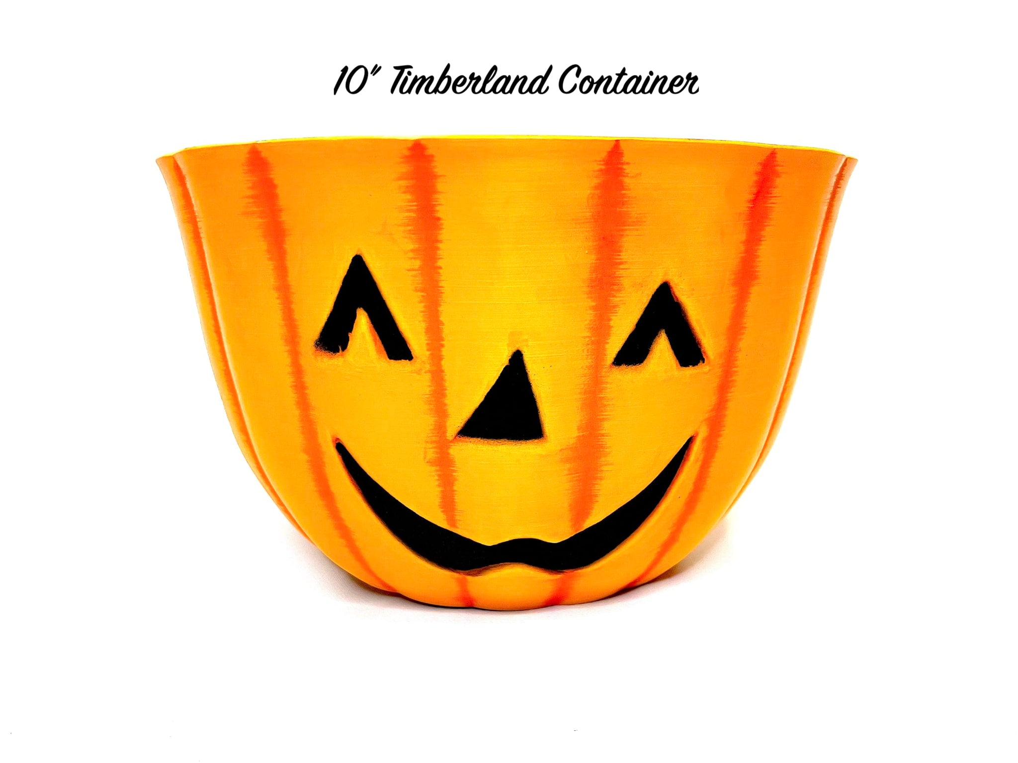 10" Timberland Halloween Pumpkin Gift Basket with Premium Halloween Candy, Chocolates, and Snacks. Hand-Crafted Halloween Pumpkin Candy Gift Basket
