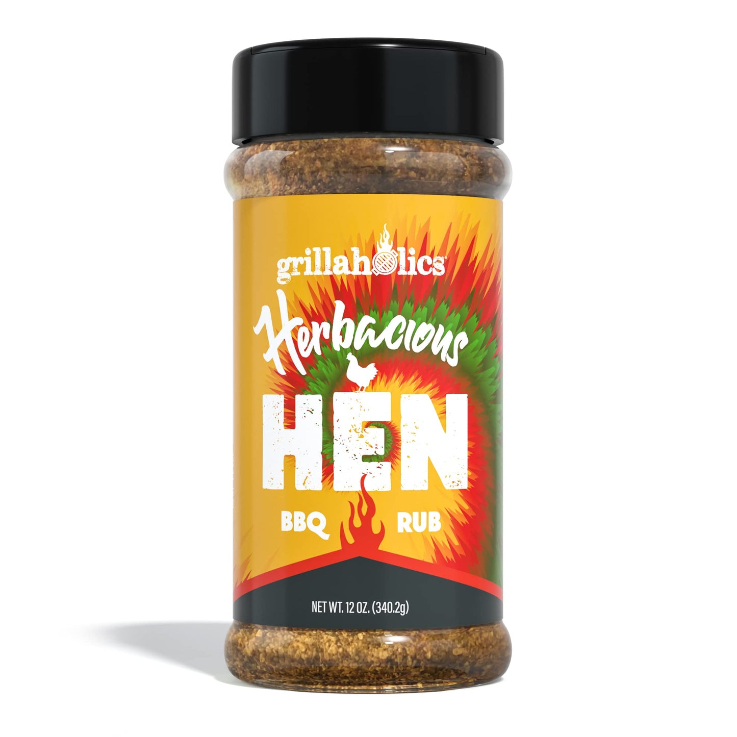 Grillaholics Herbacious Hen Poultry Seasoning - Herb & Garlic Chicken Rub for Smoked, Roasted, Fried & Grilled Poultry with 24+ Herbs & Spices - Try