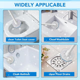Disposable Toilet Brush Cleaning System with 50pcs Toilet Bowl Wand Refills for Clorox Toilet Bowl Wand Kit,Wall Mounted Disposable Toilet Bowl Brush