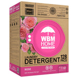 WBM 10-in-1 Laundry Pods, Total 128 Count, High Efficiency, Ultra Concentrate with Powerful Stain Lifter Technology, Fabric Softener With Rose