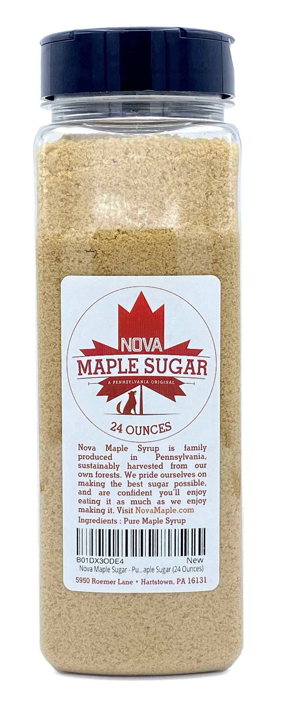 Nova Maple Sugar - Pure Grade-A Maple Sugar (24 Ounces)