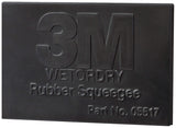3M Wetordry Rubber Squeegee, 05518, 2 in x 3 in, 50 per case