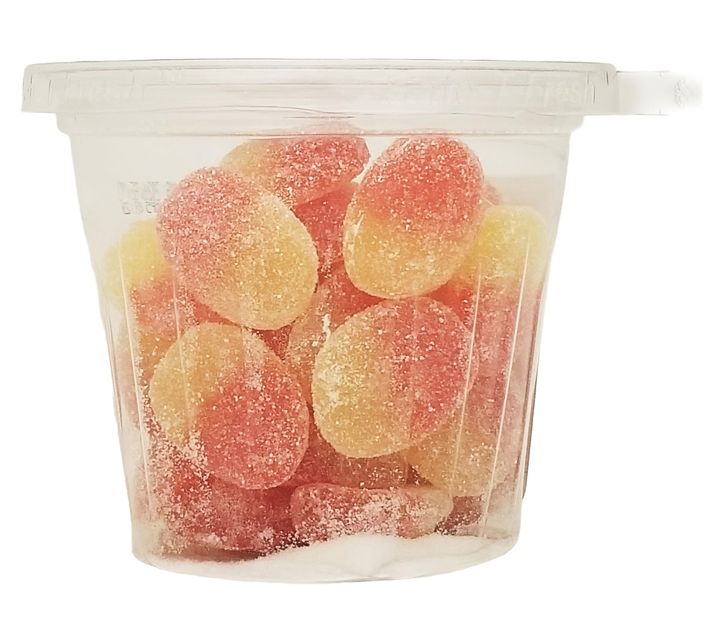 Candy Kingdom Peach Slices Gummies Mini Tub - 225g/7.9 oz