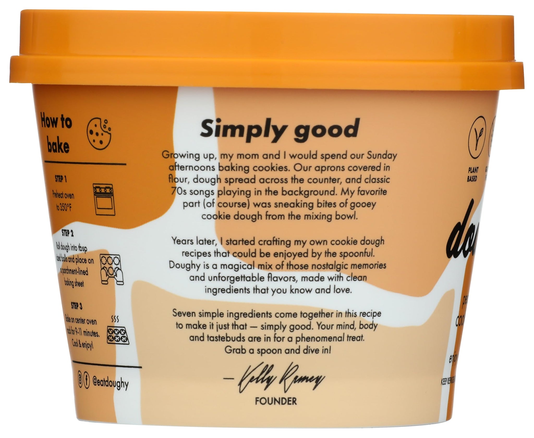Doughy, Cookie Dough Peanut Butter, 6 Ounce