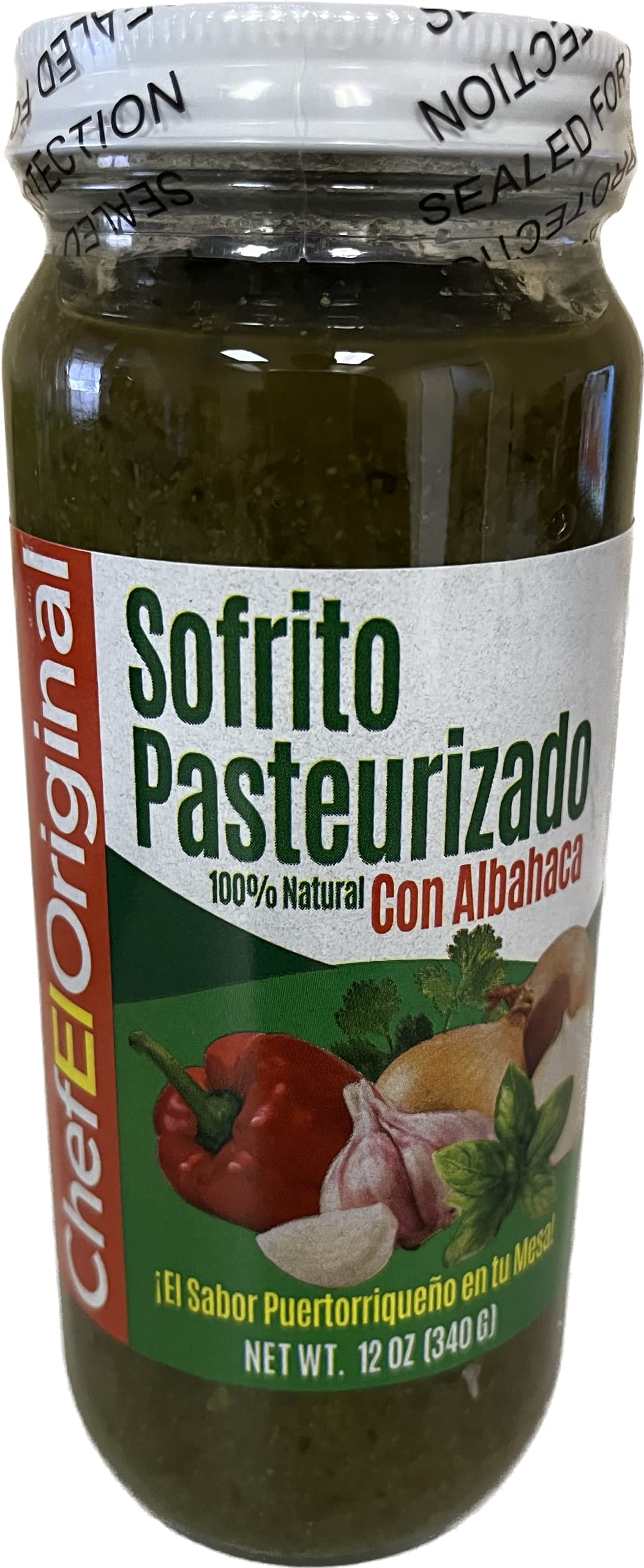 Campolor Chef El Original Sofrito with Albahaca 12oz ( 2 Pack )