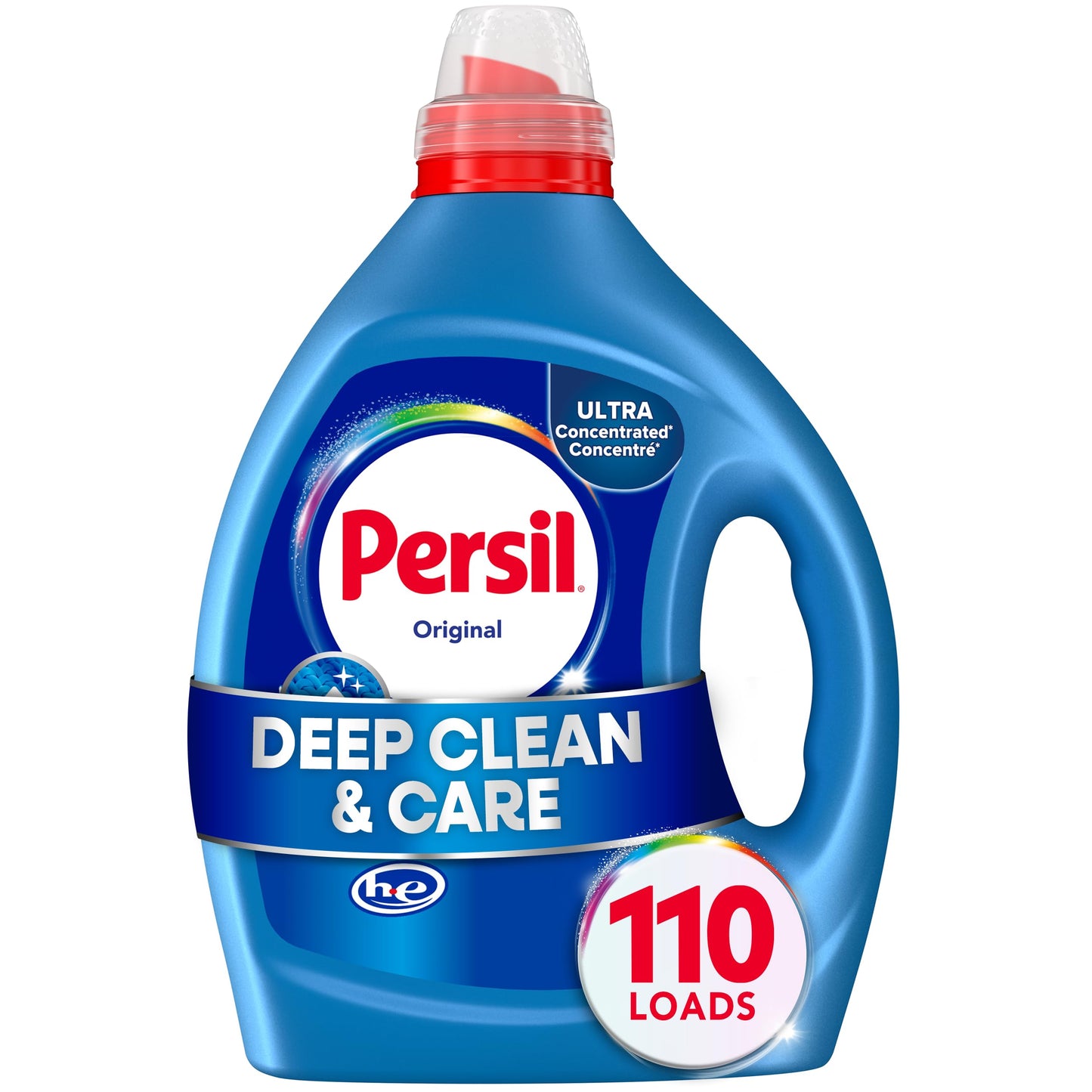 Persil Original Everyday Clean Liquid Laundry Detergent, 82.5 Fl Oz, 110 Loads, Ultra Concentrated, Deep Clean & Care for Colors & Whites, Laundry