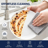 BIBWLD Gray Microfiber Cleaning Cloths, 30 Pack Reusable Washable Microfiber Towels with Dispenser Box, Lint-Free Shop Rags for Car, Automotive, Home