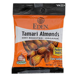 Eden Foods Organic Dry Roasted Tamari Almonds, 1 Ounce - 12 per case.12