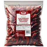 Alma Gourmet Whole Dried Calabrian Red Hot Chili Peppers - Peperoncino Secco Calabrese, Authentic Italian Spicy Peppers, Imported from Italy - 14.1oz
