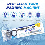 TERFIE Washing Machine Cleaner Pre-Portioned Powder Tablets for Top Load & Front Load Washers, Odor-Removing, Detergent-Buildup Dissolving