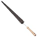 Konex Professional 28-Inch Soft Goat Hair Dryer Lint Brush Vent Cleaner, Home Essentials Maintenance Tool, Dryer Vent Brush. Manufactured in Belgium.