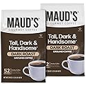 Maud's Dark Roast Ground Coffee, 2 Bags (40oz), 100% Arabica Coffee, 104 Servings