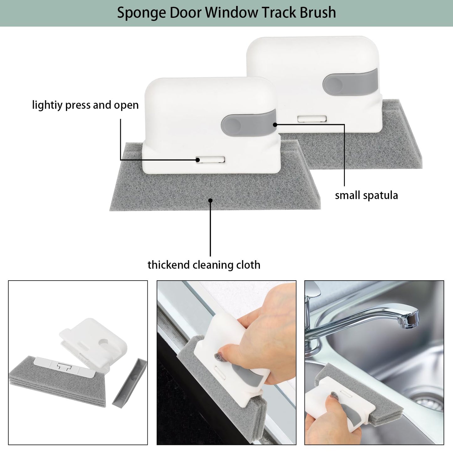 Openfly Venetian Blind Cleaner Duster Tool, Hand-held Window Shutters Duster, Window Blind Cleaning Tool, Groove Gap Cleaning Brush for Blind, Air