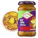 Patak’s Hot Lime Pickle - Authentic Indian Relish w/Lime Dices, Mustard Seeds & Aromatic Spices - Perfect for Sandwiches, Curries, Salads & Cold Meats