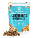 Lakanto Candied Nuts Simple Glazed - No Sugar Added, Sweetened with Monk Fruit, 3 Net Carbs, Keto Diet Friendly, Vegan, On the Go Snack Anytime