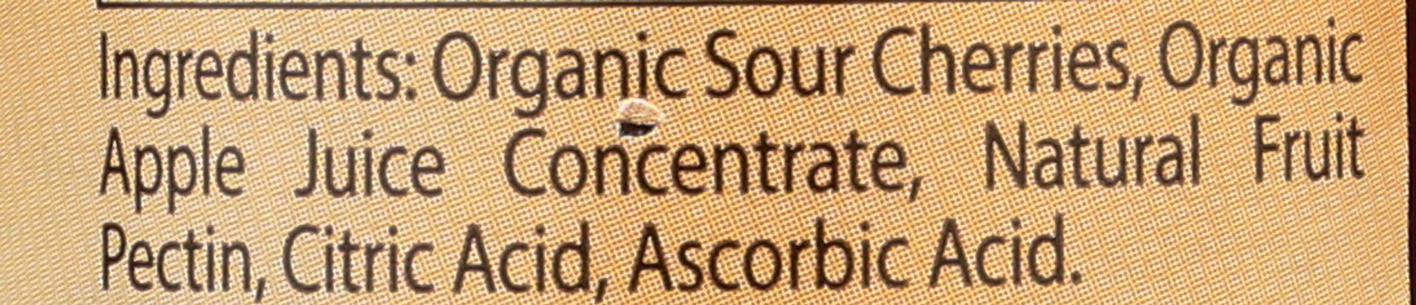 Sour Cherry Organic Fruit Spread - 9 oz