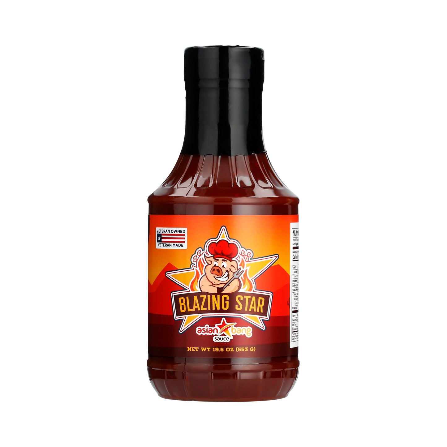 Blazing Star Asian Bang Sauce - Sweet and Spicy Asian BBQ Sauce and Marinade - Perfect Stir Fry Sauce, Dipping Sauce, or Glaze - Veteran Owned (20 oz)