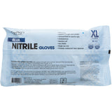 ForPro Professional Collection Disposable Nitrile Gloves, Chemical Resistant, Powder-Free, Latex-Free, Non-Sterile, Food Safe, 4 Mil, Blue, X-Large