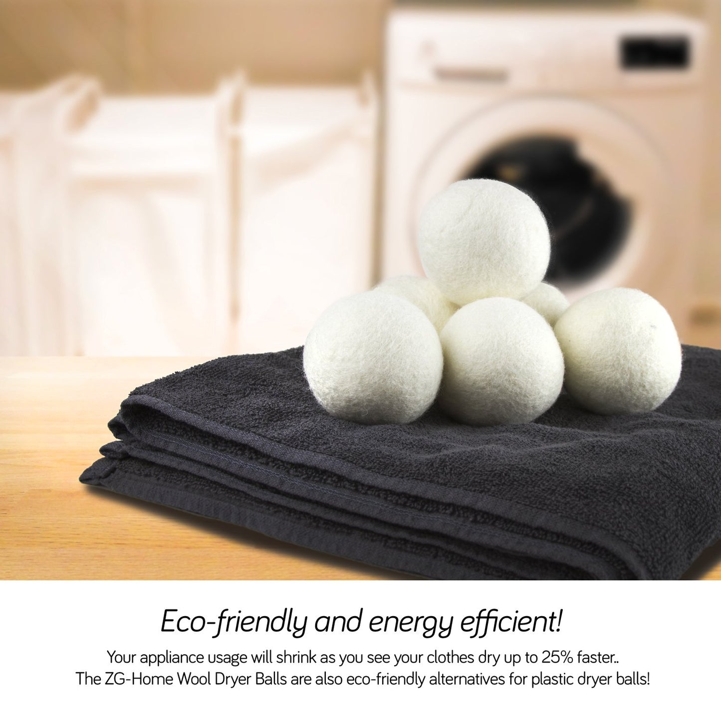 (Upgraded) SnugPad XL Size Wool Dryer Balls Natural Fabric Softener & 100% Organic Premium New Zealand Wool, Reduce Wrinkles & Save Time, Baby Safe
