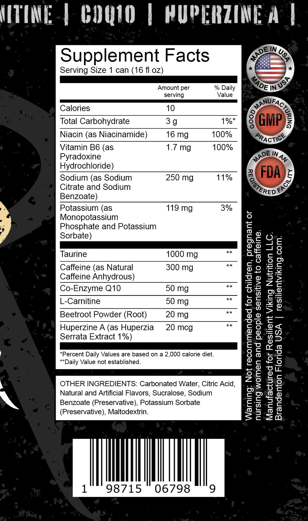 Resilient Viking Energy Drink Original