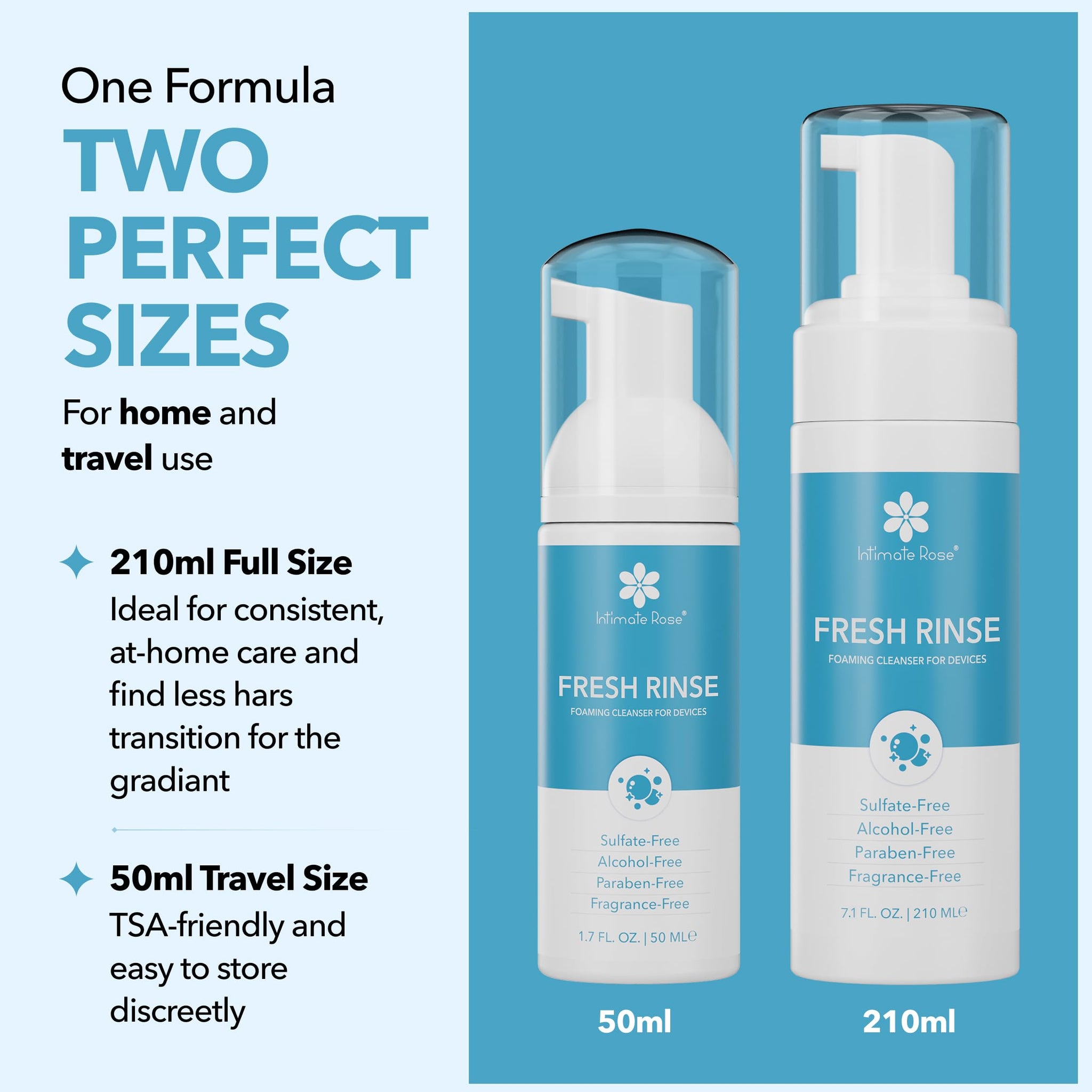 Foaming Toy Cleaner - Silicone-Safe Toy Cleaner - Gentle, 100% Fragrance-Free Cleaning Solution, 7.1 fl oz (210 ml)