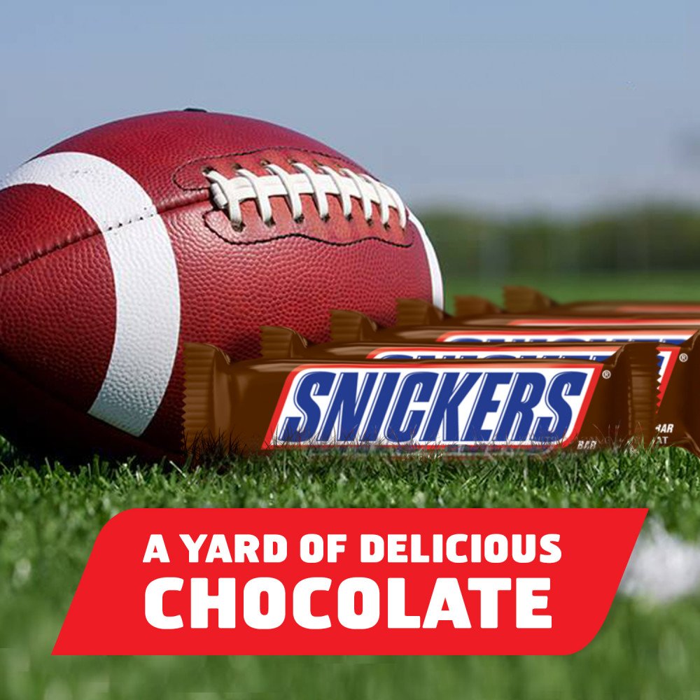 Snickers Yard Chocolate Bars Candy 18 Count, 33.48 Ounce