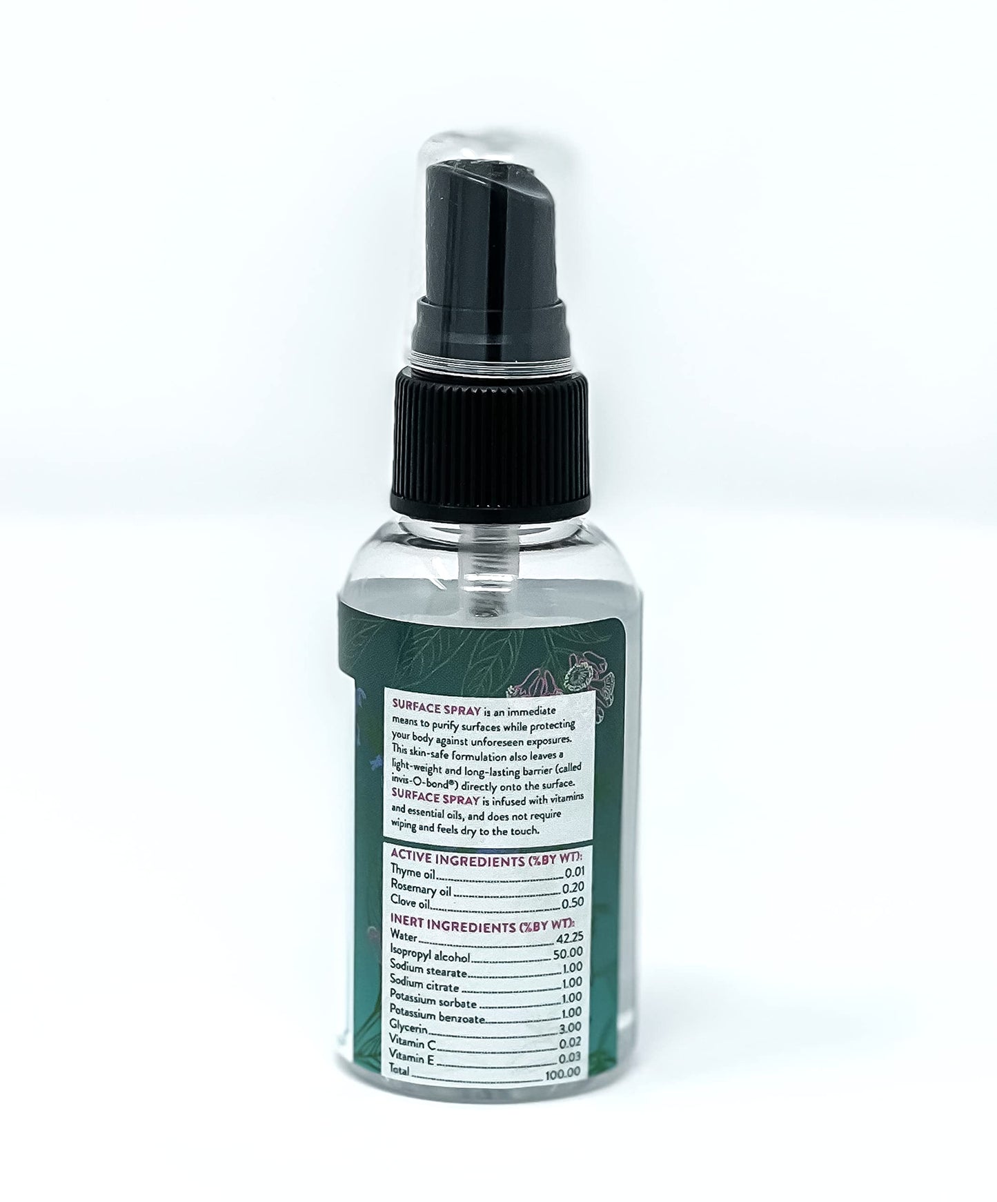 DERMAGLOVE SURFACE SPRAY 3 PACK KIT, 3 Mini 2 FL OZ spray bottles, Organics meets science spray purifies unsafe surfaces in seconds, public toilets