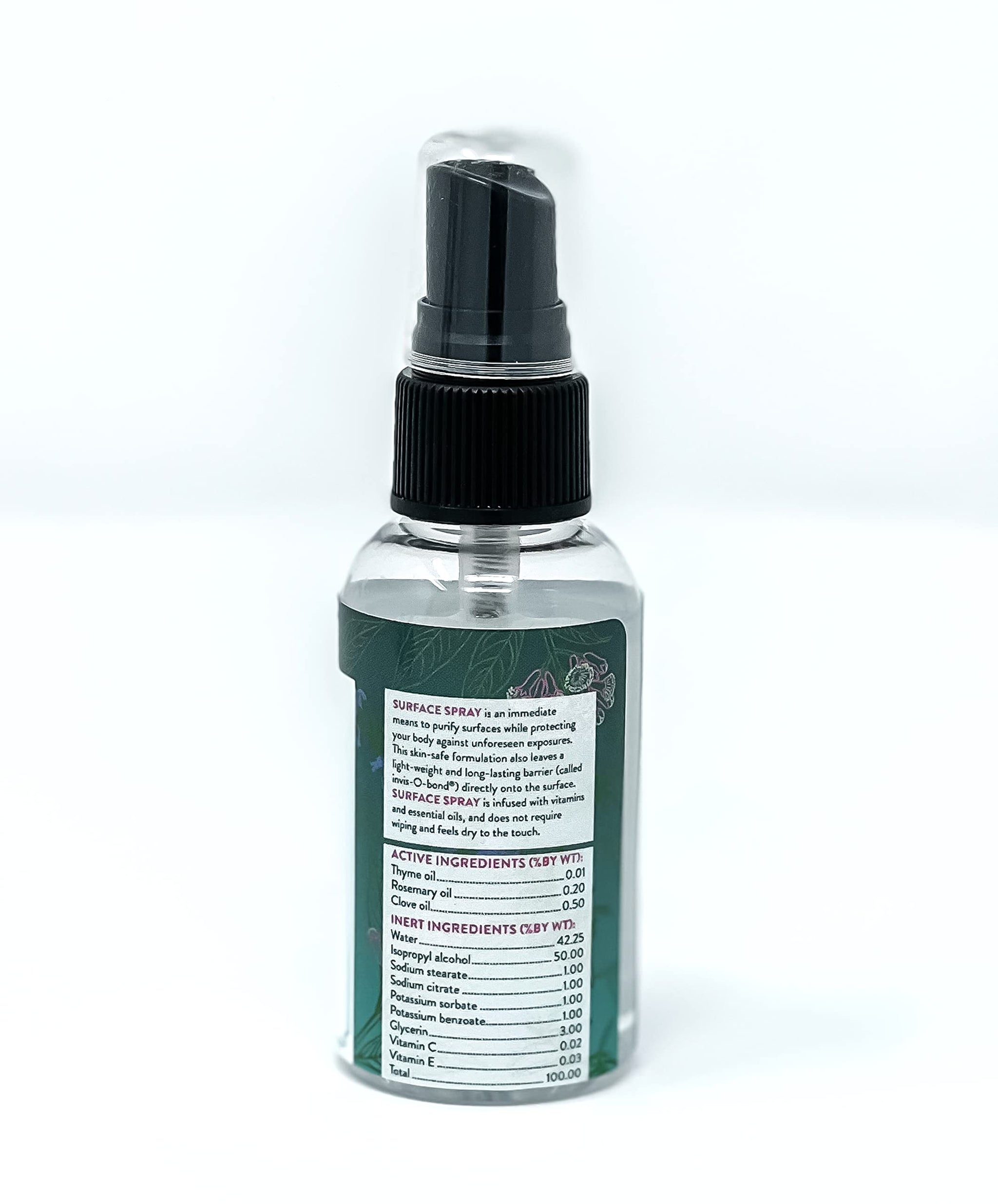 DERMAGLOVE SURFACE SPRAY 3 PACK KIT, 3 Mini 2 FL OZ spray bottles, Organics meets science spray purifies unsafe surfaces in seconds, public toilets