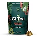 Sip Lab GLTea-1 Yerba Mate Tea Bags | 8 Botanical Blend with Gymnema, Ginger, Cinnamon, Hibiscus | Natural Energy, No Coffee Crash | Premium Pyramid