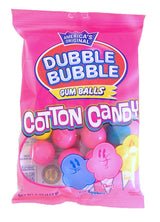 Dubble Bubble Cotton Candy Gum Balls, 4 Ounce, Pack of 3