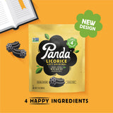 Panda ® | Natural Soft Original Licorice | Pure Black Licorice Candy Made with Only 4 Ingredients | Non-GMO Project Verified | Vegan & Fat Free | 200