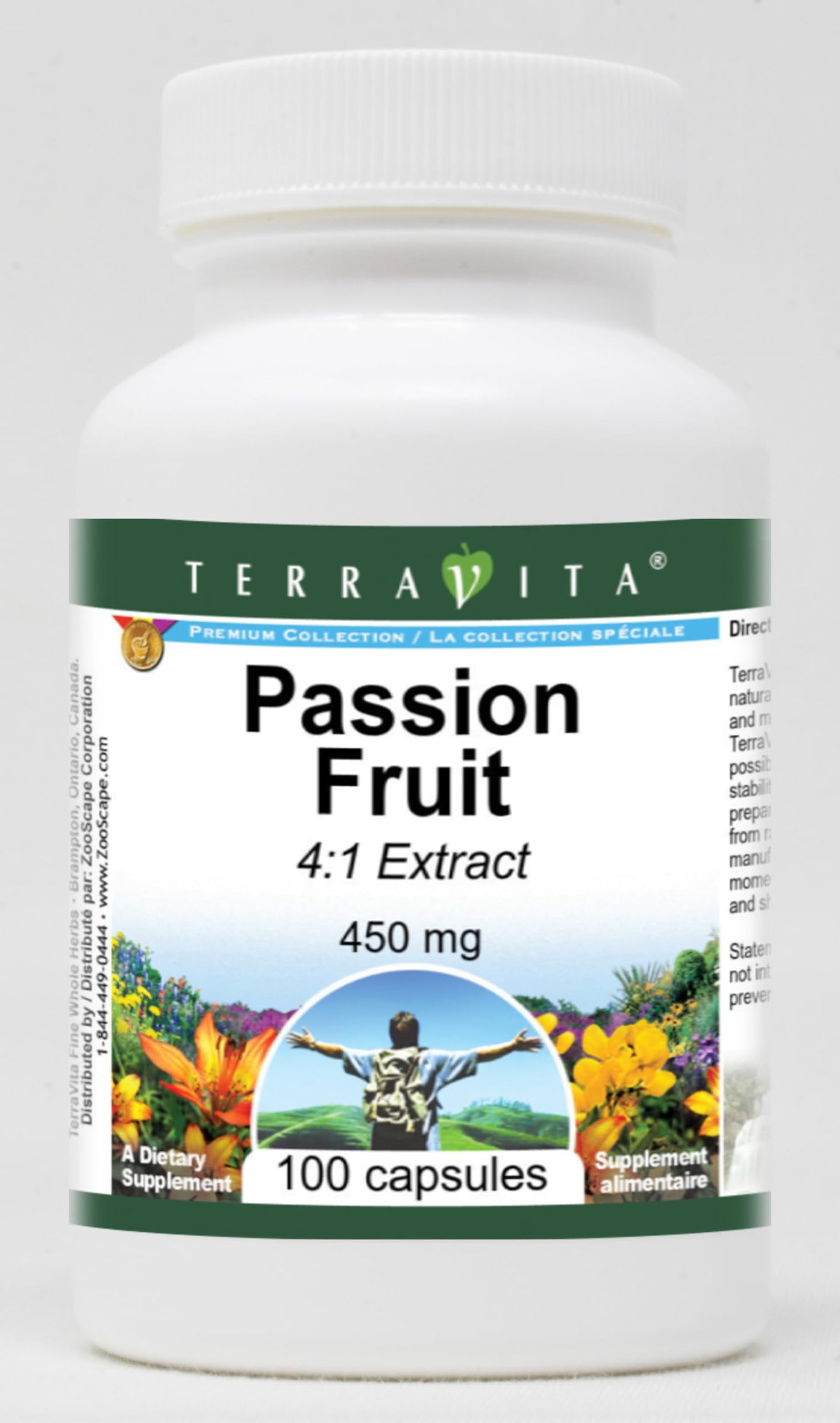 Passion Fruit 4:1 Extract - 450 mg (100 Capsules, ZIN: 520484)