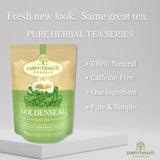 Palm Beach Medicinal Herbs - Goldenseal Leaf Tea - Pure Herbal Tea Series, 30ct