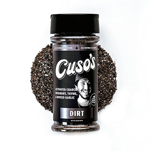 Cuso’s Dirt® BBQ Seasoning - Dirt Rub - Bold Steak & Brisket Seasoning for Smoking - Dry Rub for Meat - Steak Seasonings, Beef Rubs for Smoking & BBQ
