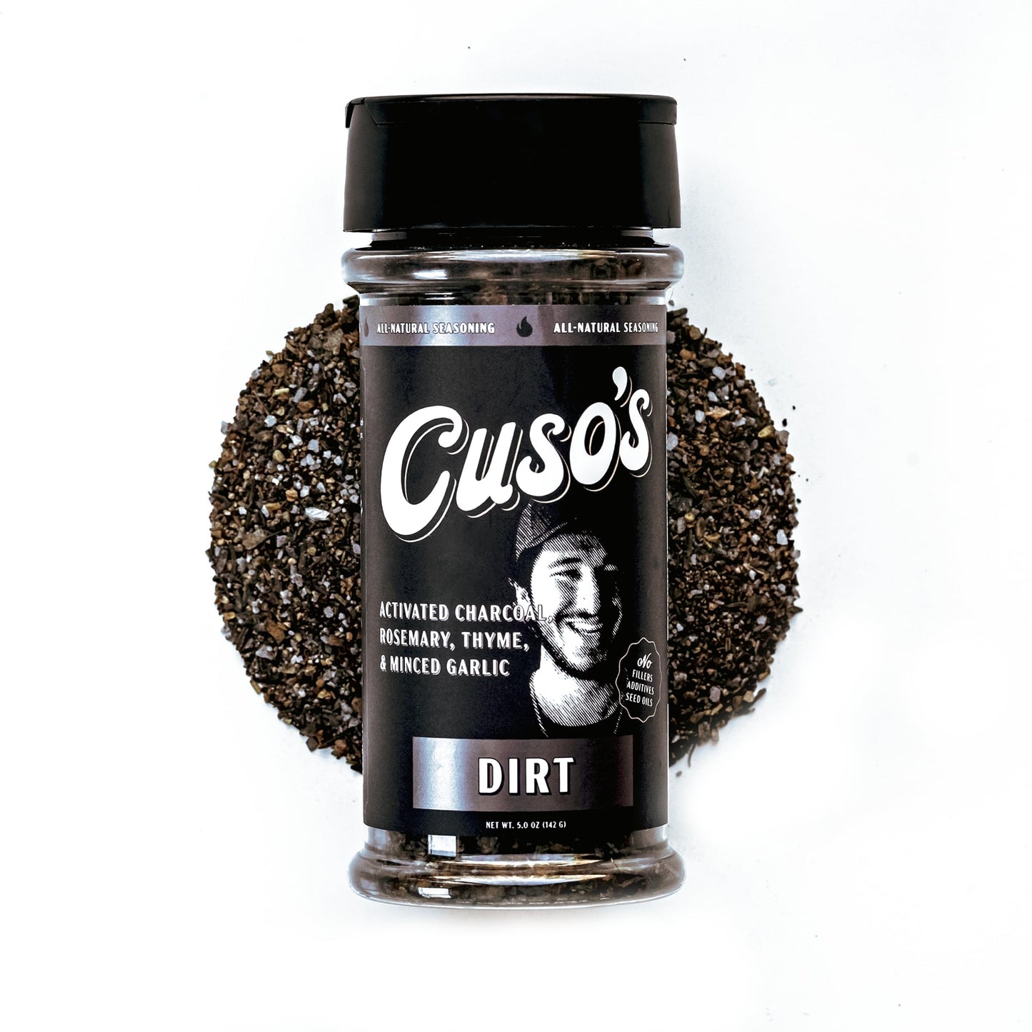 Cuso’s Dirt® BBQ Seasoning - Dirt Rub - Bold Steak & Brisket Seasoning for Smoking - Dry Rub for Meat - Steak Seasonings, Beef Rubs for Smoking & BBQ