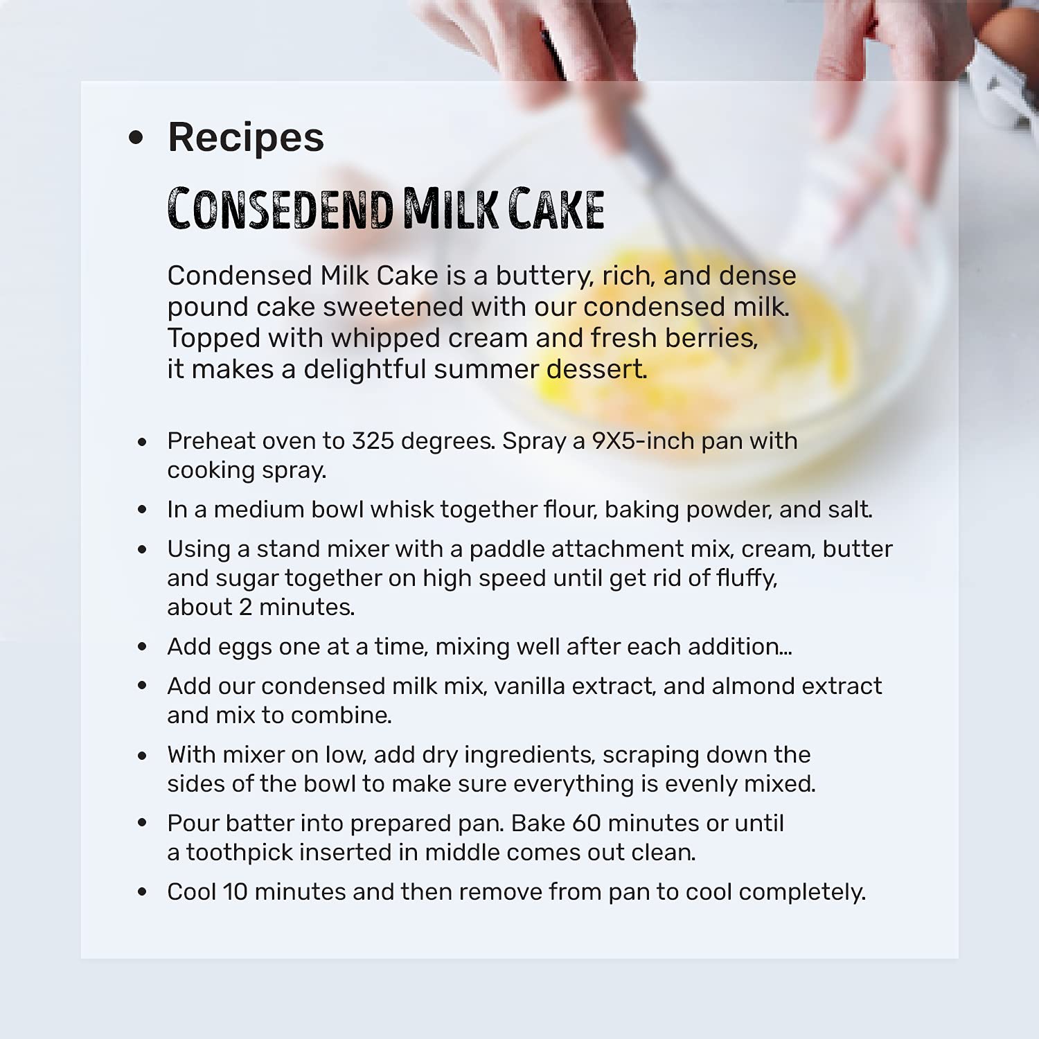 Sugar Free (No Sugar Added) Gluten Free Non GMO Condensed Milk Mix. Weight: 8 oz/226.8 gr. (Pack of 2)