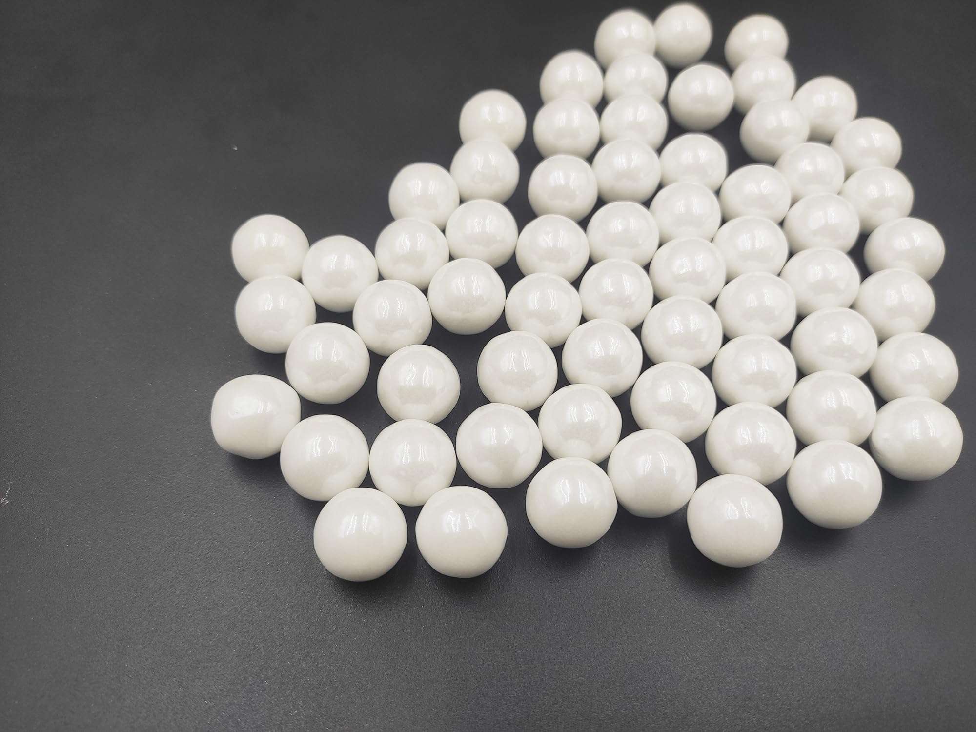 Edible White Pearl Sugar Sprinkles 3.53 oz, 14mm Candy Pearls Ideal for Baking, Cake and Cupcake Toppers, Cookie Decoration, Ice Cream Topping