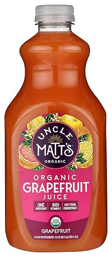 Uncle Matts, Organic Grapefruit Juice, 52 Fl Oz