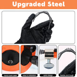 50 Ft Drain Auger,Use Manually or Drill Powered 50 Foot Drain Snake,Heavy Duty Flexible Plumbing Snake,With Gloves and Storage Bag for Kitchen Sink