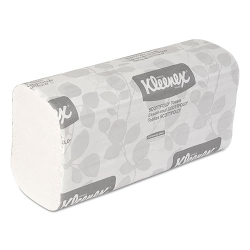 Kimberly-Clark Professional Kleenex Scottfold Paper Towels, White, 120/Pack, 20/Carton (2400 Total)