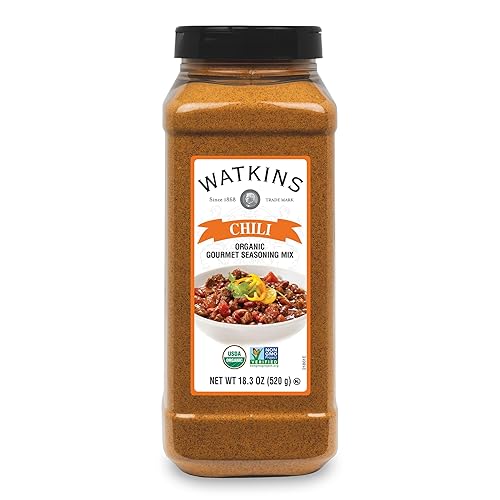 Watkins Organic Gourmet Dry Seasoning Mix, Chili, 18.3 Ounce (Pack of 1)